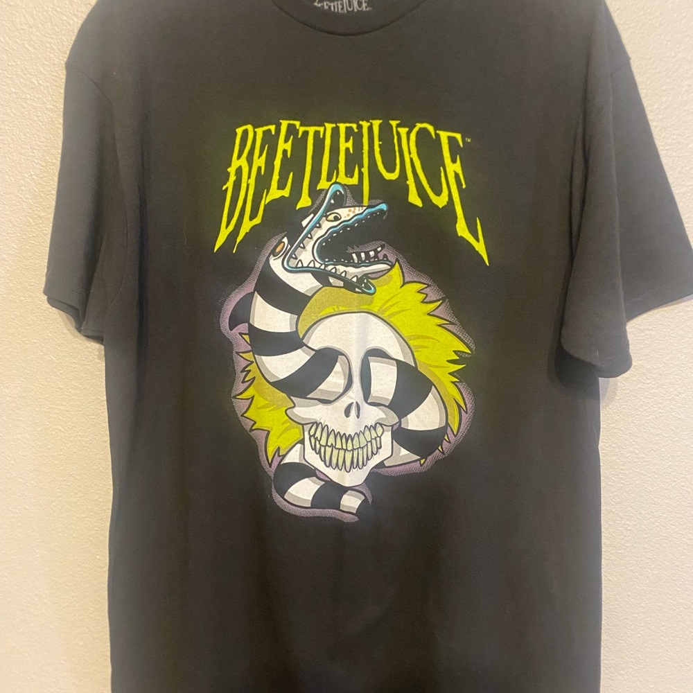 Beetlejuice Black Graphic T-Shirt
